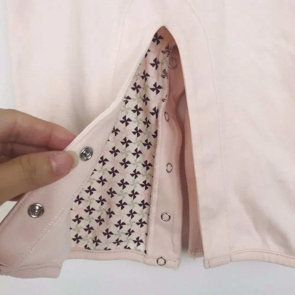 Endue Baby Girl Organic Cotton Bodysuit Pink 3-6 Mo Snap‎ Button